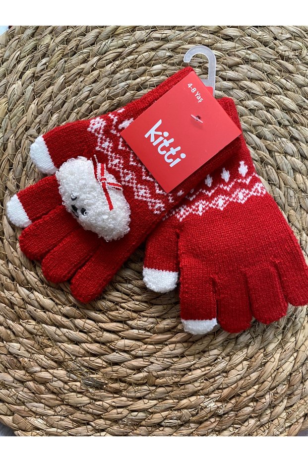 Animals Girls-Boys Children's Quality Cute Gloves