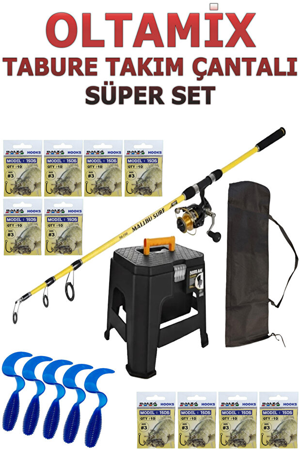 Tabureli Takım Çantalı Süper Set