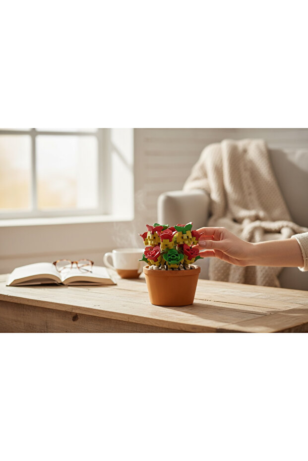 Flower Bricks Lego Çiçek - 3