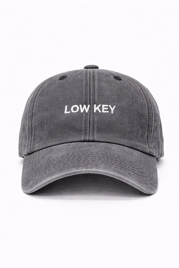 Low Key Nobody Sees It but It's Safe Embroidery Vintage Hat Cap