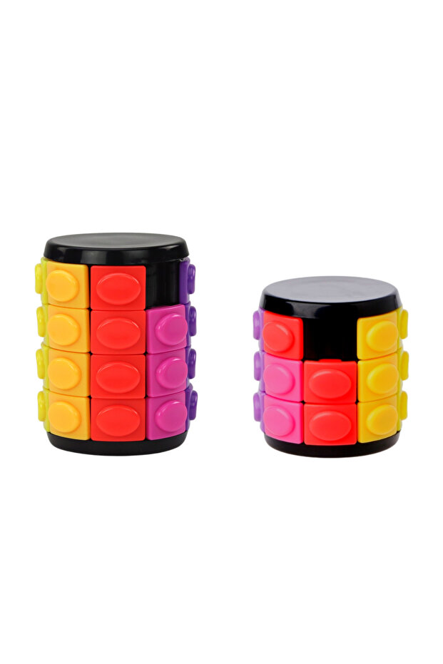 Cylindrical logic puzzle set with 3 difficulty levels - 3