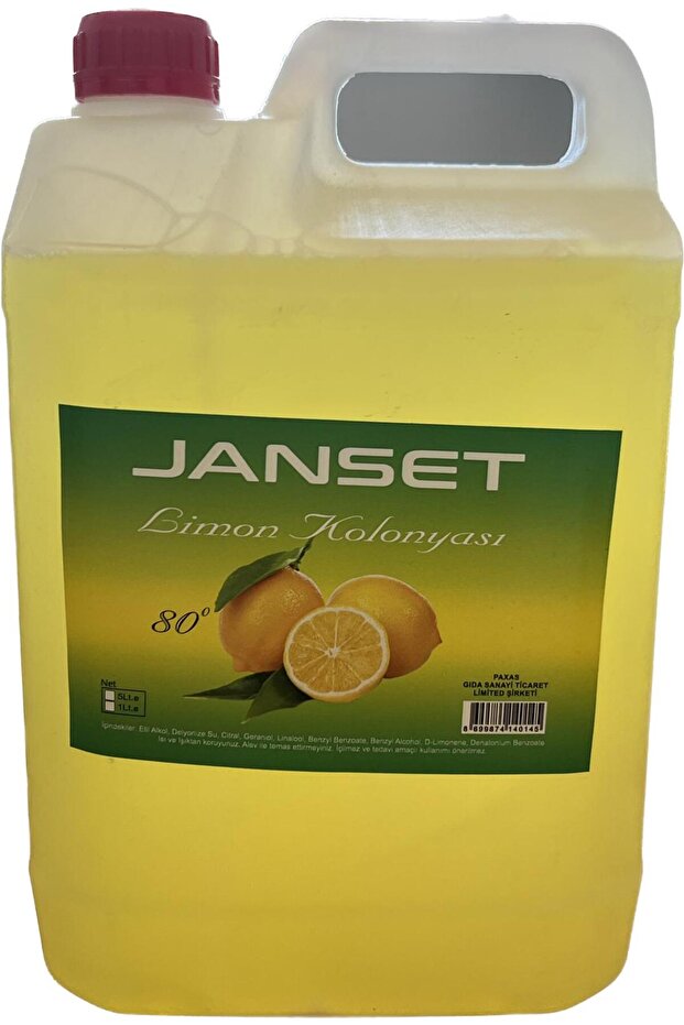 Kolonya 5 Lt limon 80c - 1