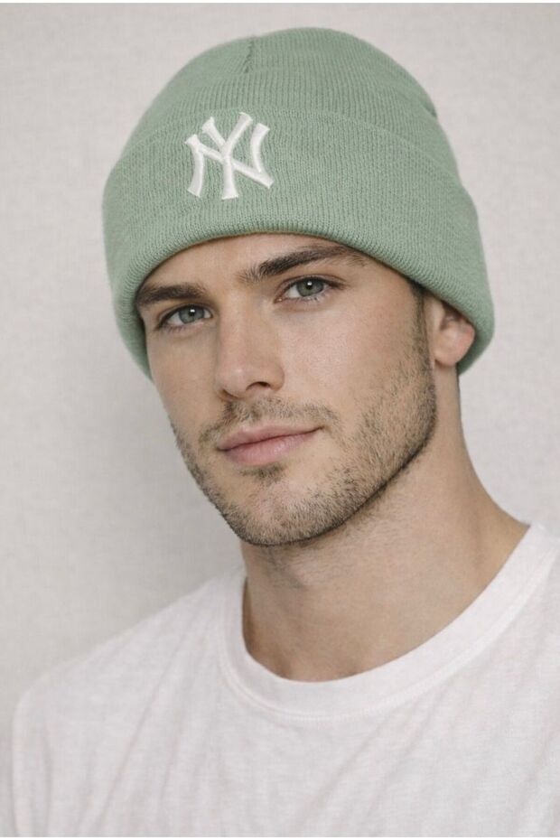 Unisex NY Triko Sonbahar Kışlık Kalite li Basic Bere - 1