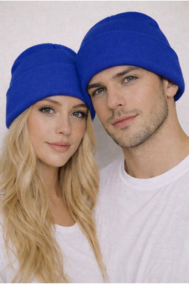 Unisex Triko Sonbahar Kışlık Kalite li Basic Bere 1 Adet - 1