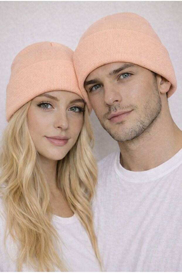 Unisex Triko Sonbahar Kışlık Kalite li Basic Bere 1 Adet - 1