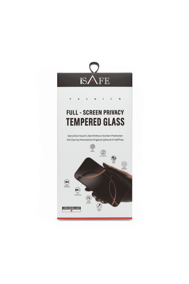 ISAFE FULL SCREEN PRIVACY TEMPERED FROSTED GLASS IPHONE 17 PRO MAX