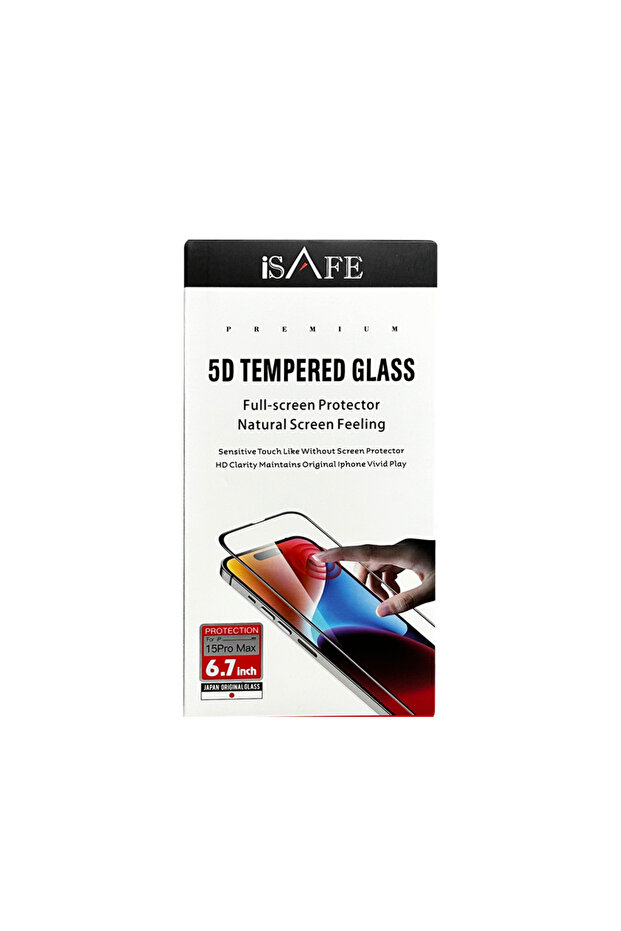 ISAFE HD GLASS SCREEN GUARD IPHONE 15 PRO MAX