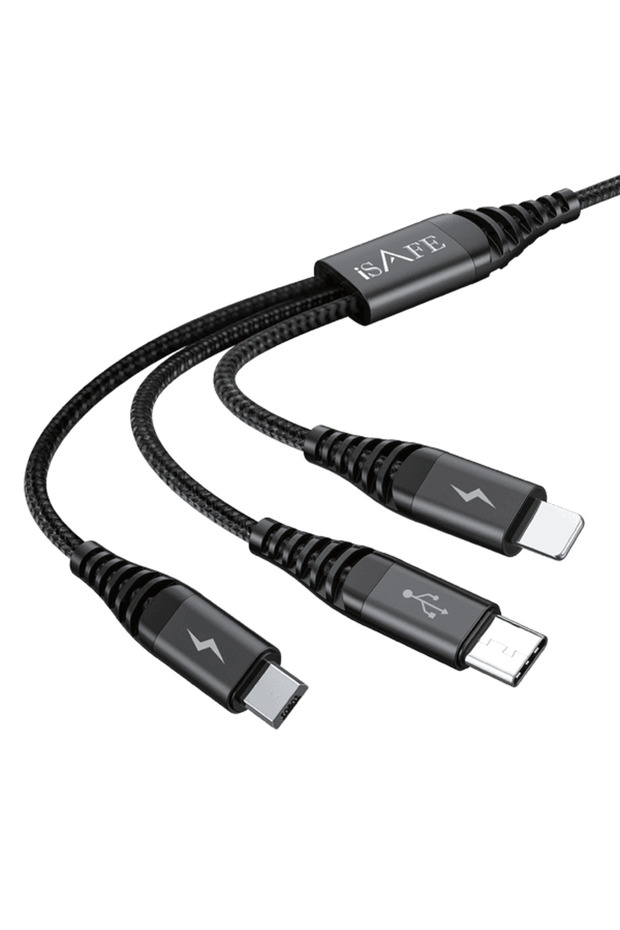 ISAFE 3 IN 1 FAST CHARGING CABLE
