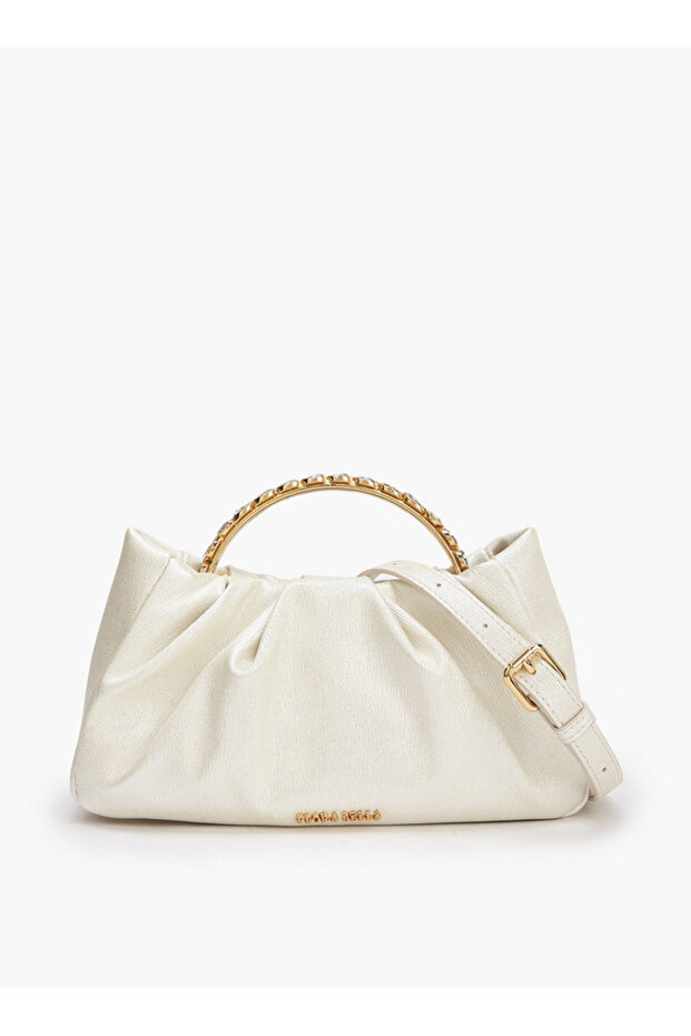 Crossbody Bag with Detachable Shoulder Strap - H 14 x W 25 cms