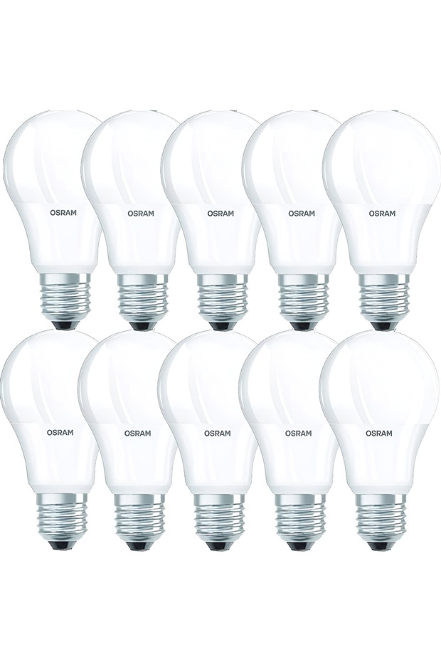 E27 LED Value Classic A75 Warm White 10W 2700K Frosted Screw Base - Pack of 10
