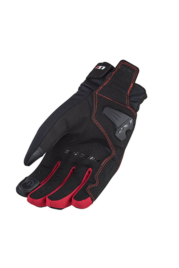 JET 2 WATERPROOF ELDİVEN SİYAH-KIRMIZI - 2