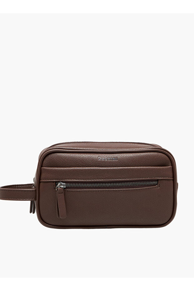 Men Solid Wrist Strap Pouch