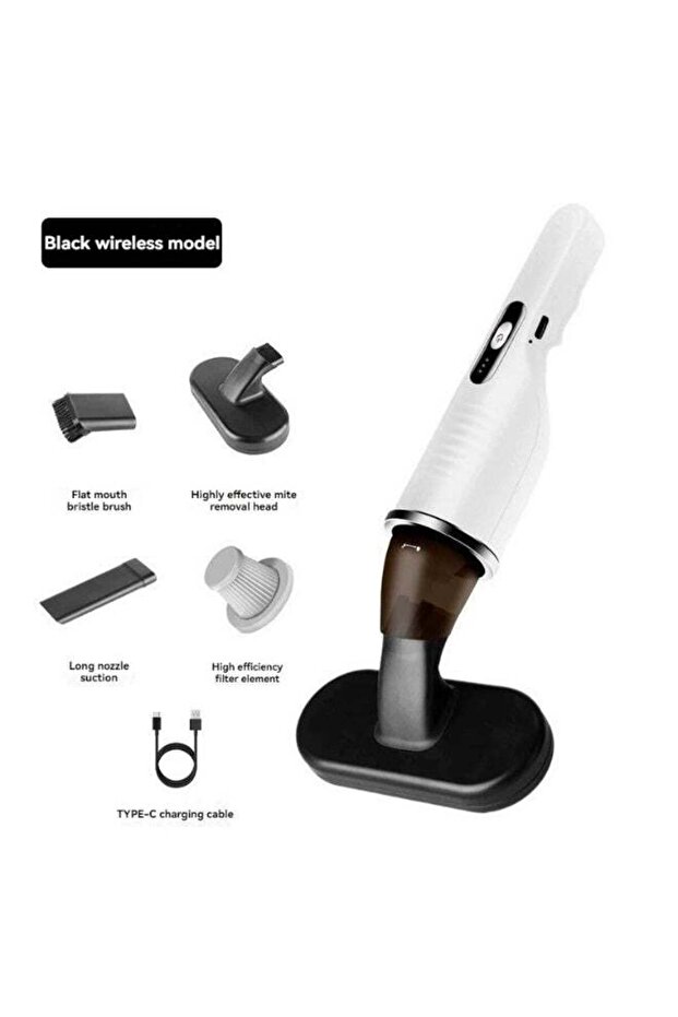 Vacuum Cleaner – Wireless Charging Portable Handheld Vacuum for Home & Car, Dry and Wet Dual