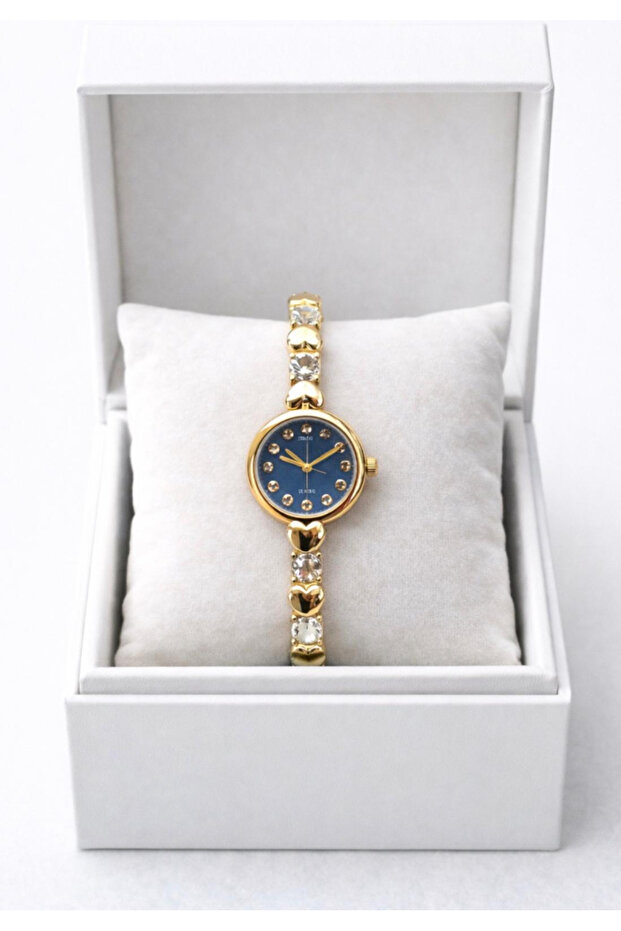 Kalpli taşlı kadın kol saati - 1