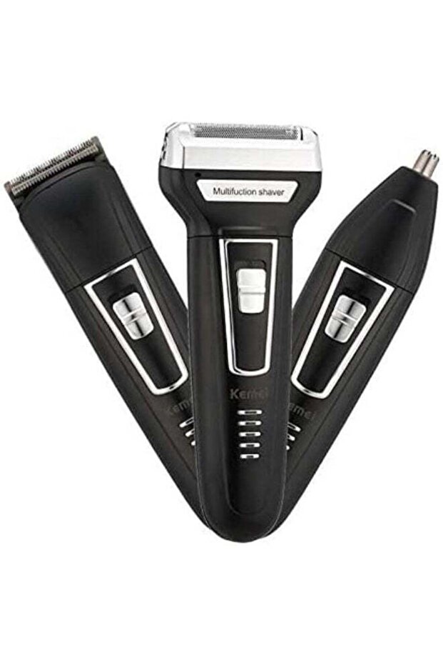 3 in 1 Electric Razor for Men | Beard Trimmer | Rechargeable, Waterproof Shaver Professional - Cordless