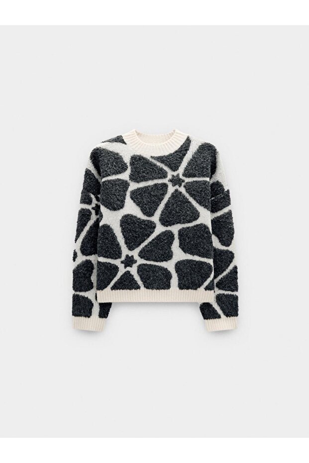 Jakarlı Örme Kazak - 5