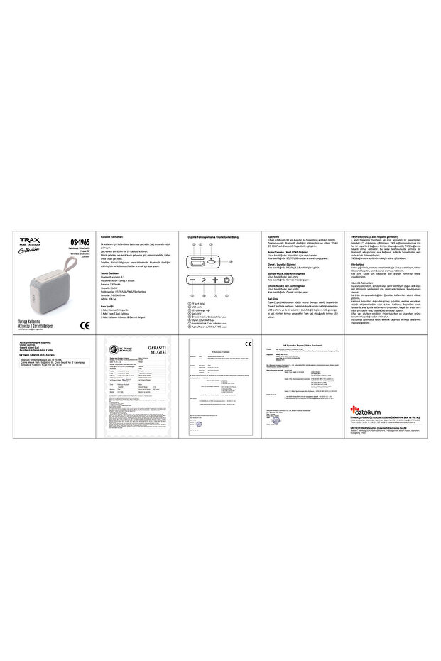 OS-1965 KABLOSUZ BLUETOOTH HOPARLÖR - 5