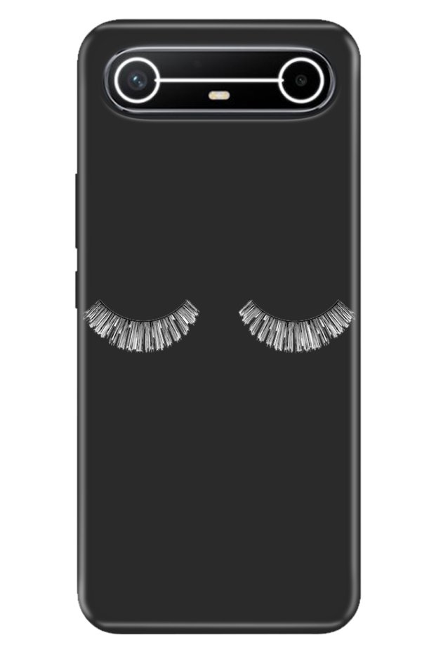 Spark Slim 5g Km9 Case Decorative Silicone Printed Cover Innocent Eyelash