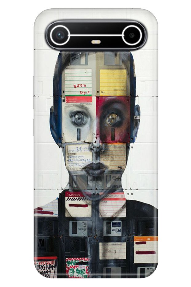 Case for Spark Slim 5g Km9 Case Colorful Silicone Printed Tpu Art Collage