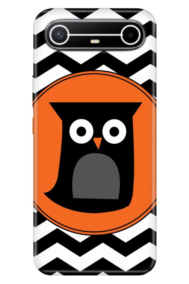 Case for Spark Slim 5g Km9 Case Decorative Silicone Printed Cover Zigzag Owl