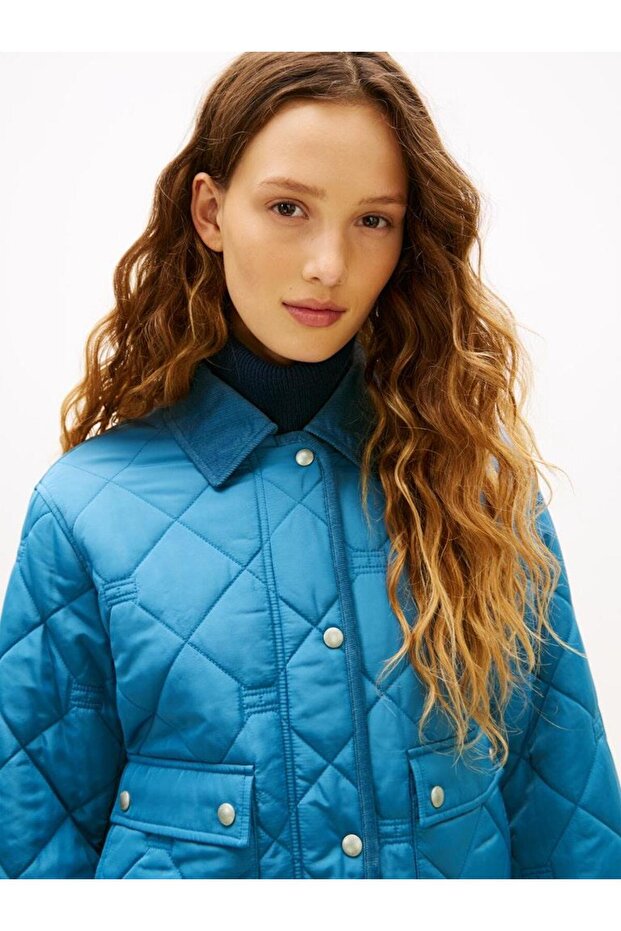 PADDED FLAG QUILTED JACKET - 5