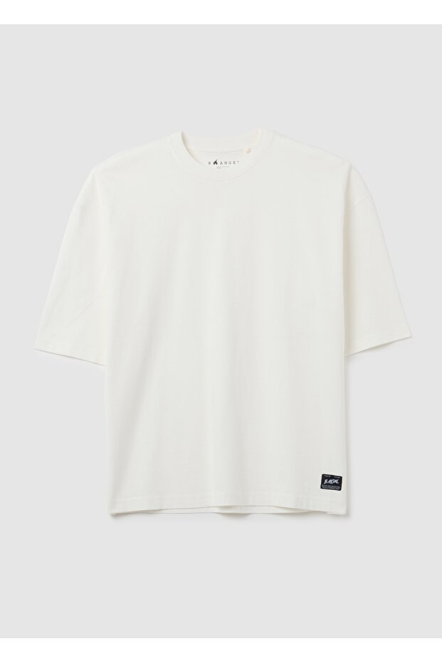 White Boxy Fit Pure Cotton T-Shirt