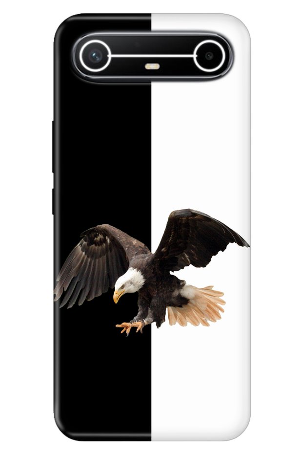 Spark Slim 5g Km9 Case Art Silicone Printed Tpu Black with White Parts