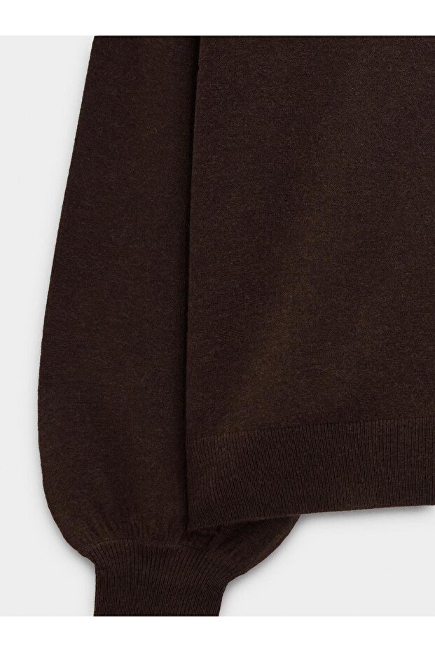 Düğmeli Örme Kazak - 6