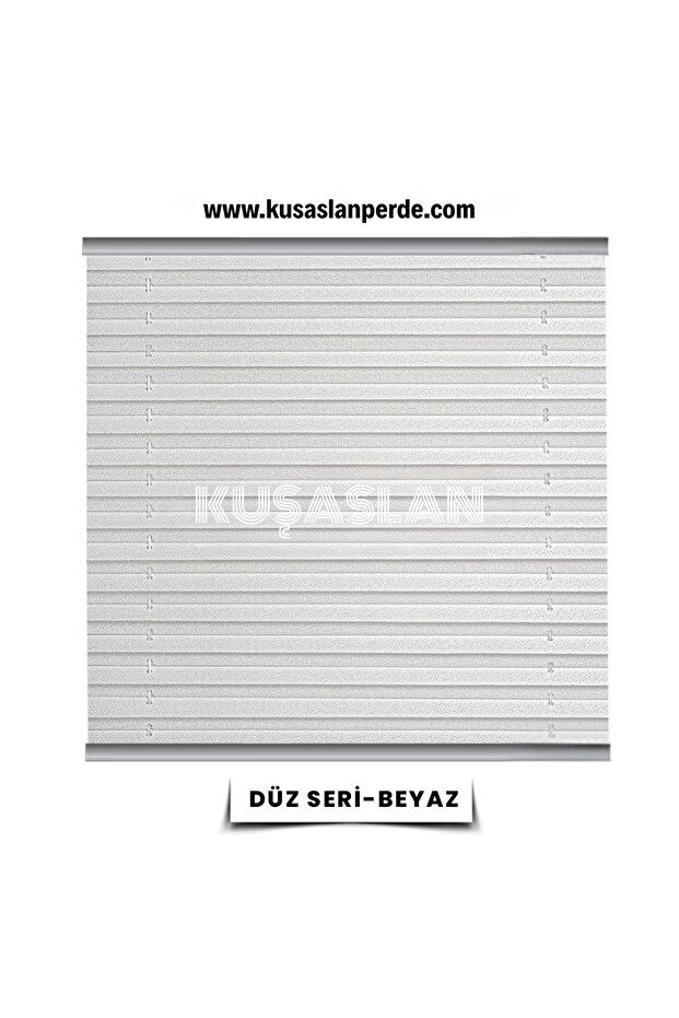 BEYAZ PLİSE PERDE - 1
