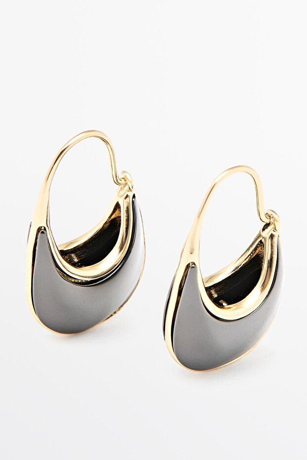 Taş halka küpe - 2