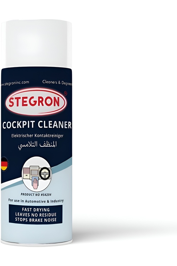 STEGRON Cockpit Cleaner, 400 ml, High-Gloss Interior Spray