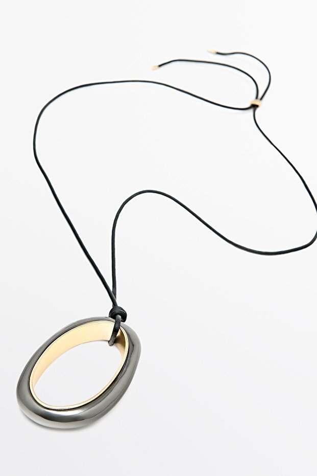 Oval uçlu kolye - 2