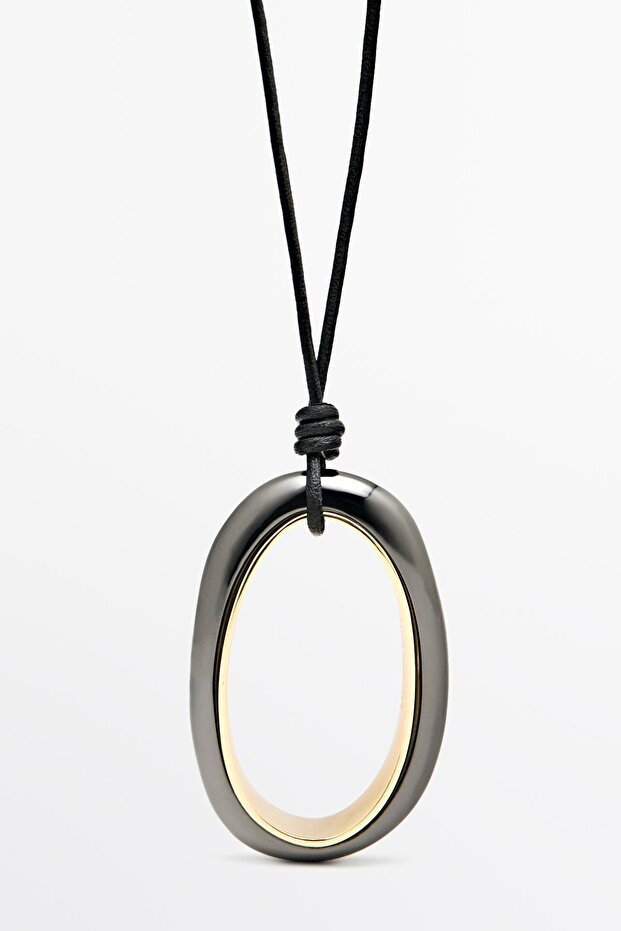 Oval uçlu kolye - 4