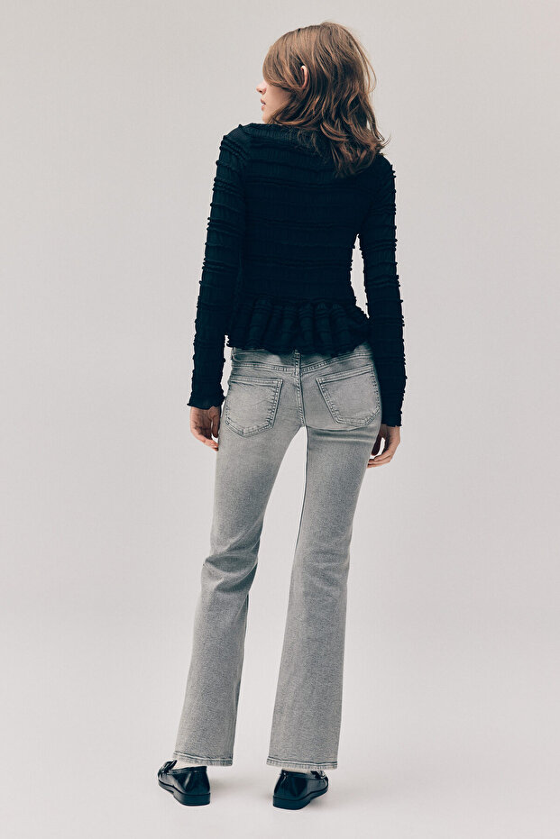 Flared Low Jeans - 4