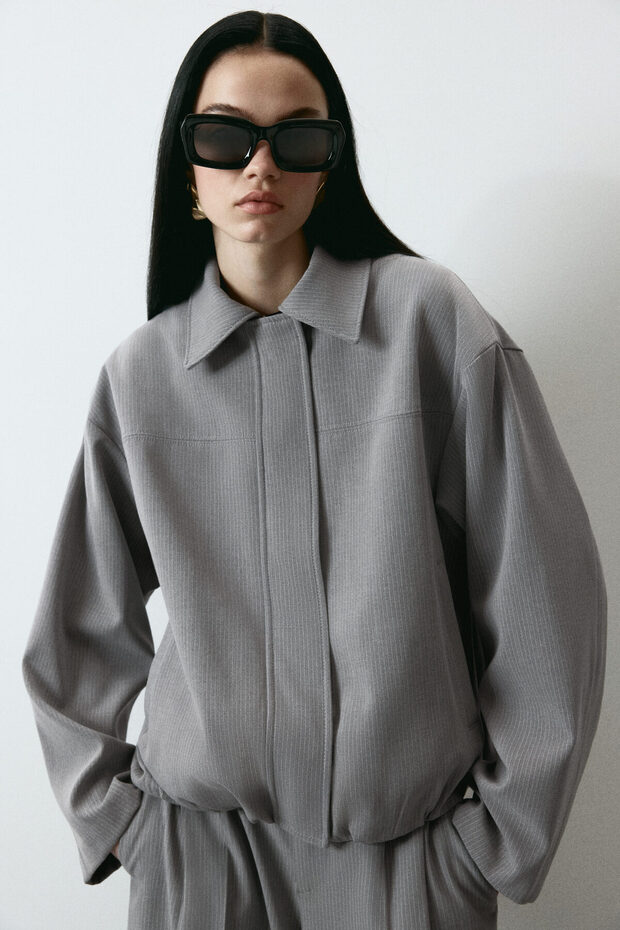 Yakalı Pilot Ceketi - 1