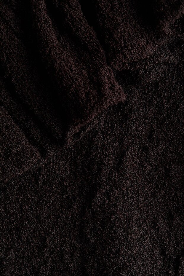 Fırfırlı Tekstüre Triko Üst - 4