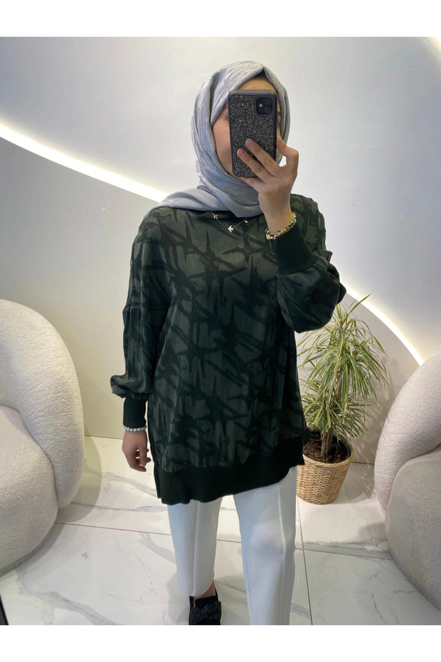 cupra desenli tunik - 1