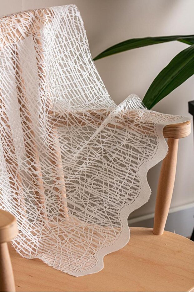 Tree Bark Pattern Medium Pliers 1X2.5 Tulle Curtain Living Room Balcony Kitchen Tulle