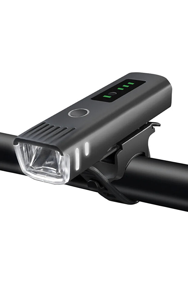 ضوء أمامي للدراجة مزود بمستشعر 1000 لومن، ضوء أمامي LED قابل لإعادة الشحن عبر منفذ USB، ضوء خلفي ذكي مزود بمستشعر مقاوم للماء