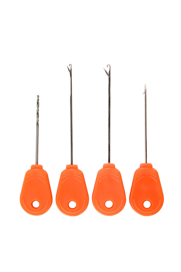 BT05 Orange BT06 4Pcs Carp Fishing Bait Needle With Storage Box Professional Bait Thre