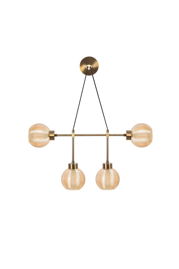 Stylish Antique Glass Sconce E27 Wall Lamp 78X15X65 cm Living Room Bedroom Lighting