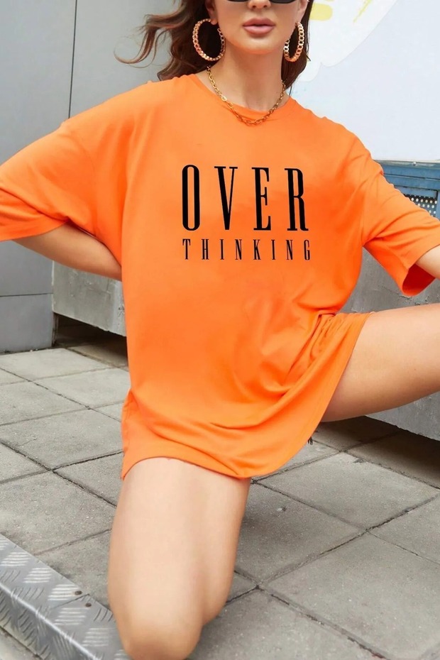 Unisex Printed Oversize T-shirt