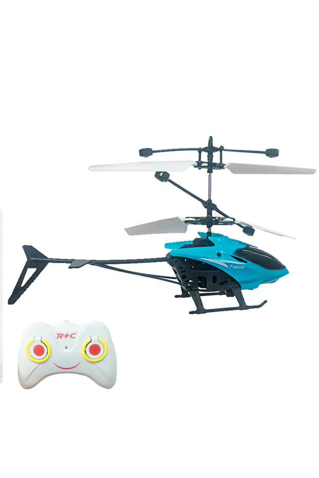 Random pattern Blue Mini Drone Rechargeable Mini RC Drone Remote Safe Fall-resistant RC Helicopters