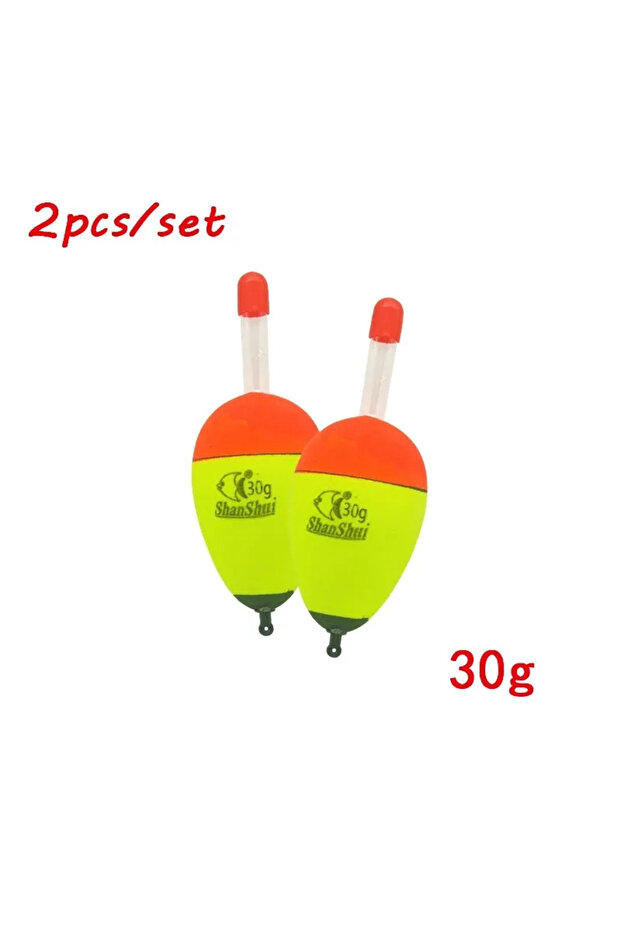 30g-2pcs 2/4pcs 10/20/30/40/50/60/70g EVA Luminous Fishing Night Float Light Stick Foam Plastic Bobb