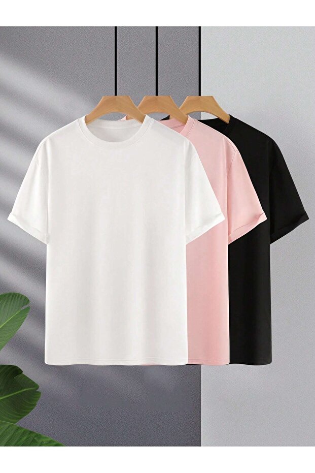 3-Piece Women's Oversize T-shirt