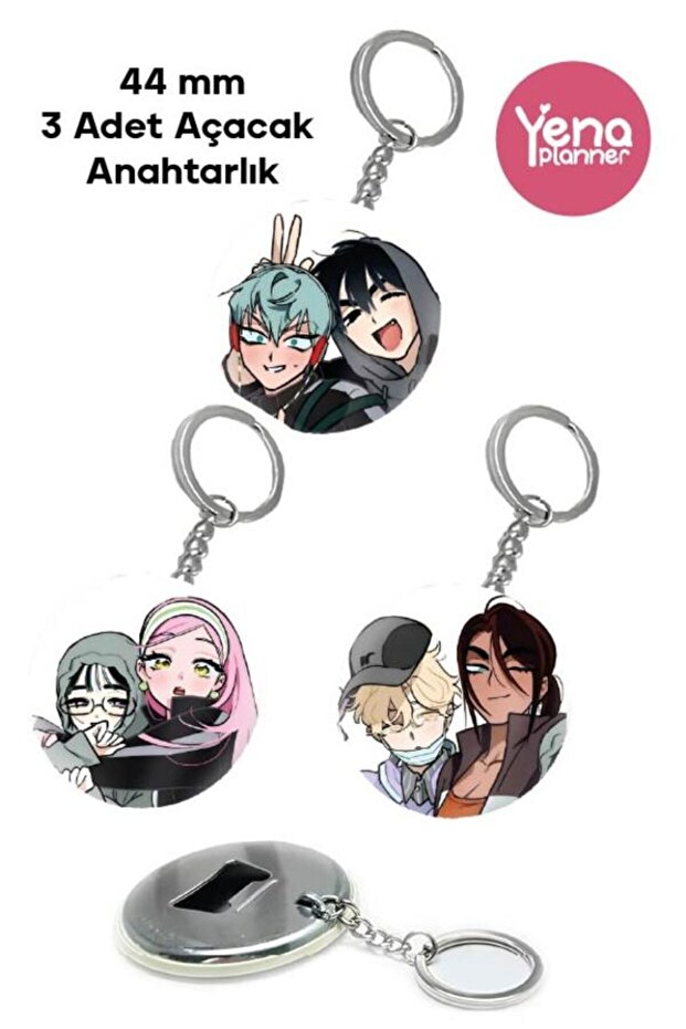 Alien Stage Bag Ornament Set / Opener Keychain Set