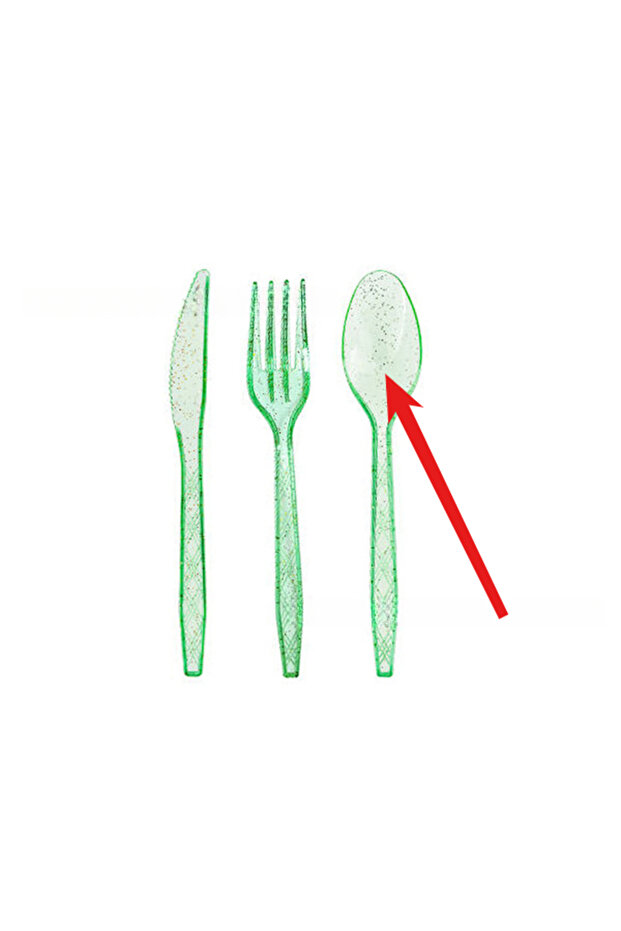 Spoon 20pcs 20pcs Minimalist Party Cutlery Set Disposable Paper Plates Paper Cup Tablecloth Wedding