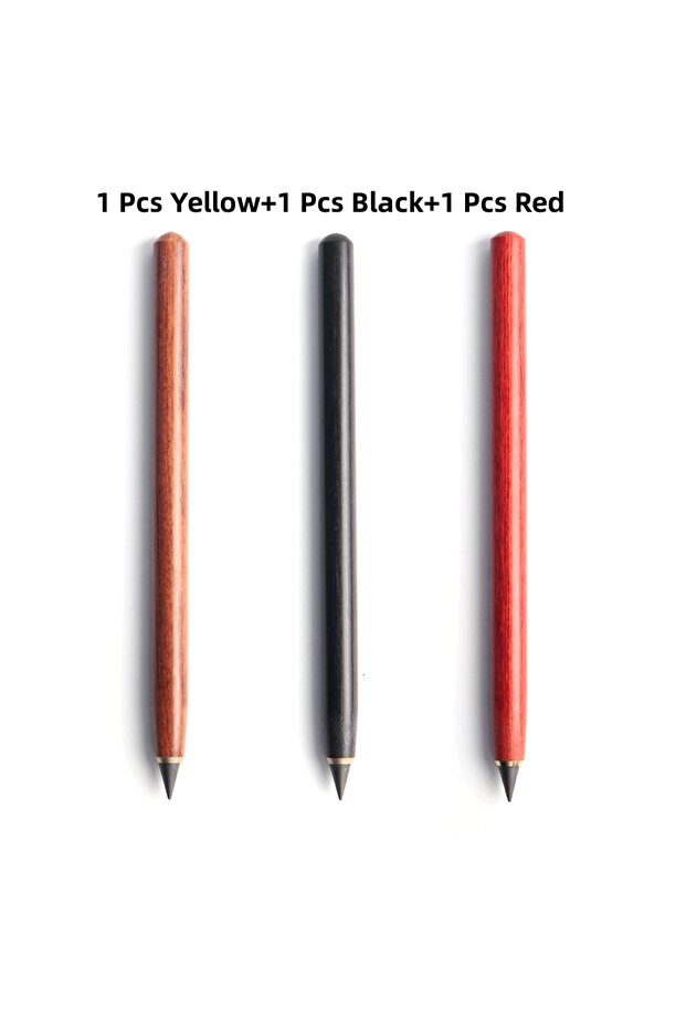 3 Pcs Mix Pencil HB Eternal Pencil Set Mechanical Pencil Super Cheap no need to Sharpen Easy to Wipe