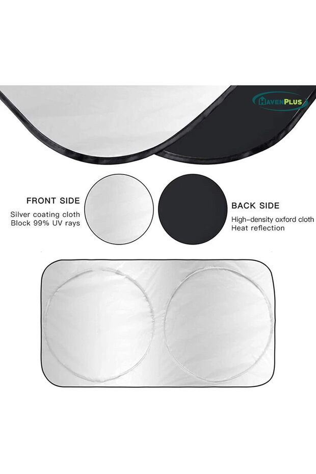 مظلة شمسية قابلة للطي للزجاج الأمامي - 1