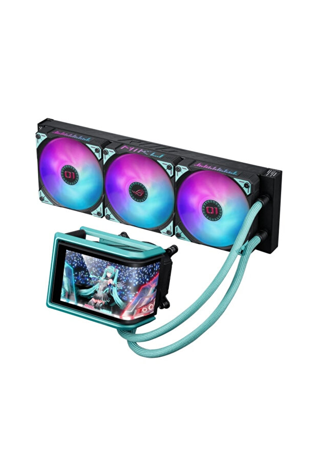 مبرد سائل للمعالج ROG RYUO IV 360 ARGB إصدار هاتسون ميكو 360 مم أسود